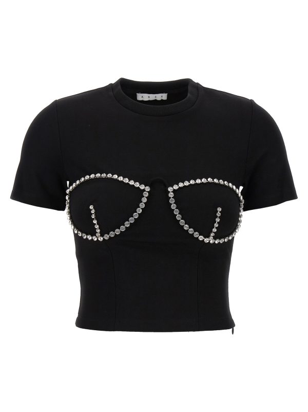 T-shirt 'Crystal Bustier Cup'