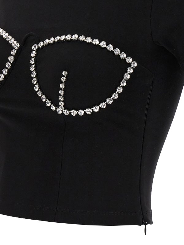 T-shirt 'Crystal Bustier Cup' - immagine 4