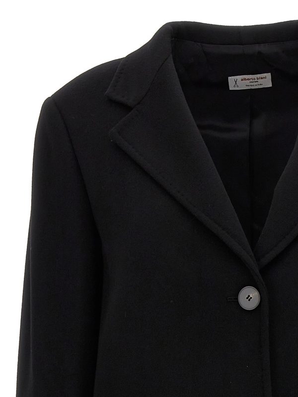 Single-breasted wool coat - immagine 3