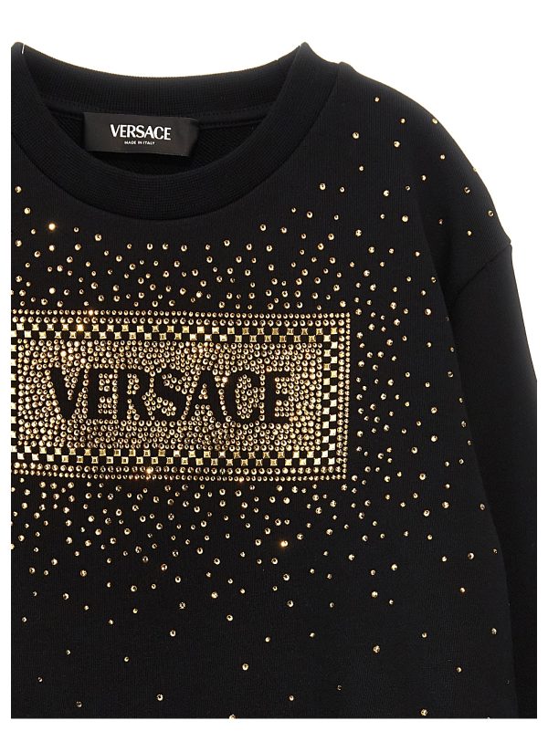 Rhinestone logo sweatshirt - immagine 3