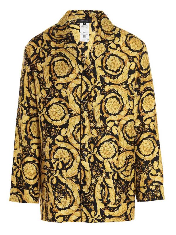 'Baroque' pajama shirt