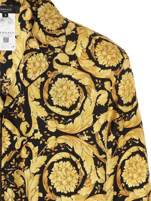 'Baroque' pajama shirt - immagine 3