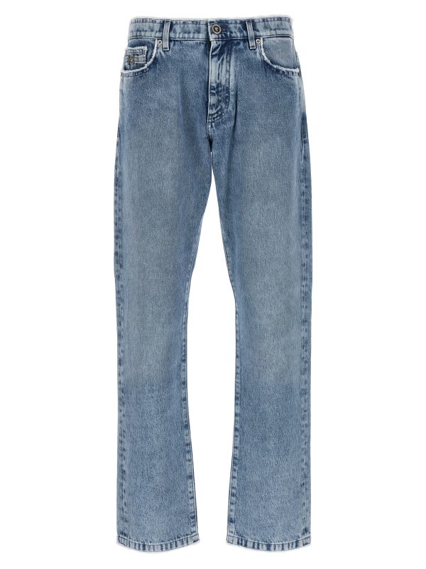 Fringed jeans