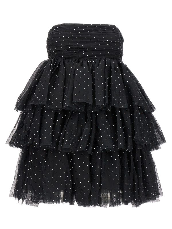 'Mesh Mini Ruffle' dress