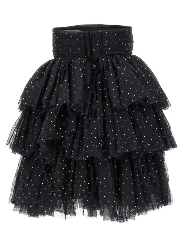 'Mesh Mini Ruffle' dress - immagine 2