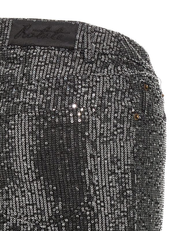 Sequin denim skirt - immagine 4