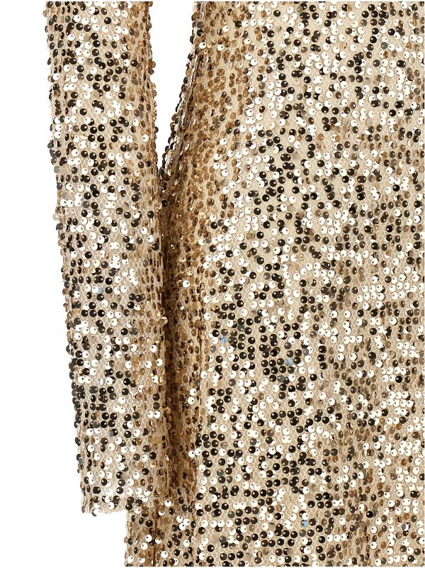 'Net Sequins Midi' dress - immagine 4