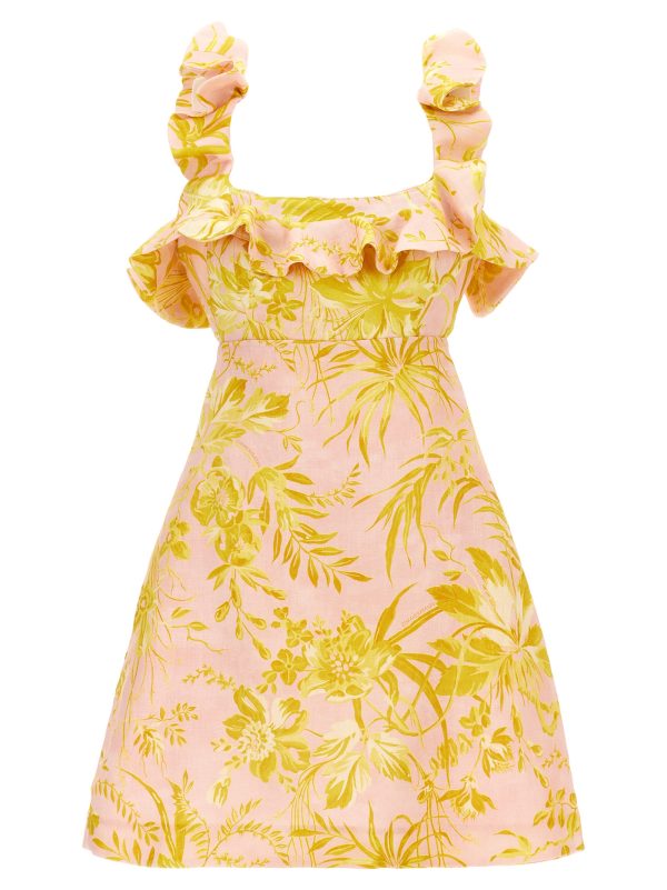 'Golden Ruffle' dress