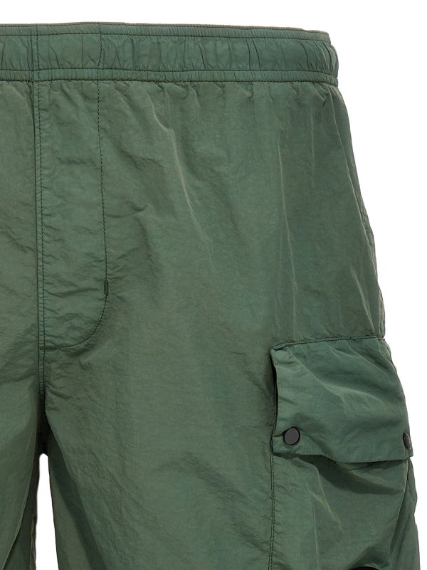 Logo badge cargo swim shorts - immagine 3