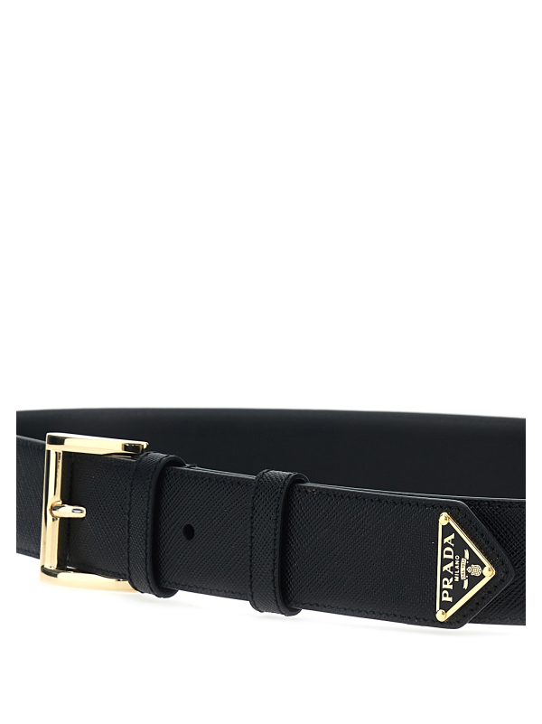 Saffiano logo belt - immagine 3