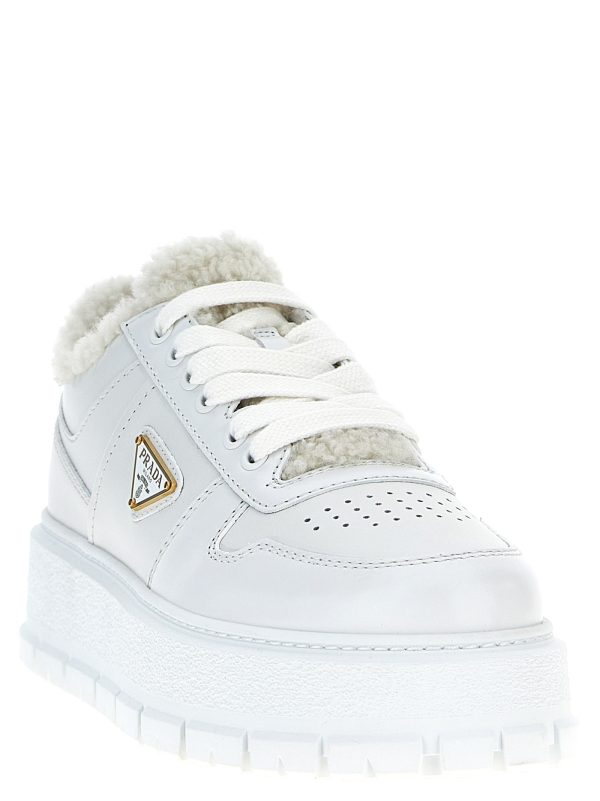 Sheepskin leather sneakers - immagine 2