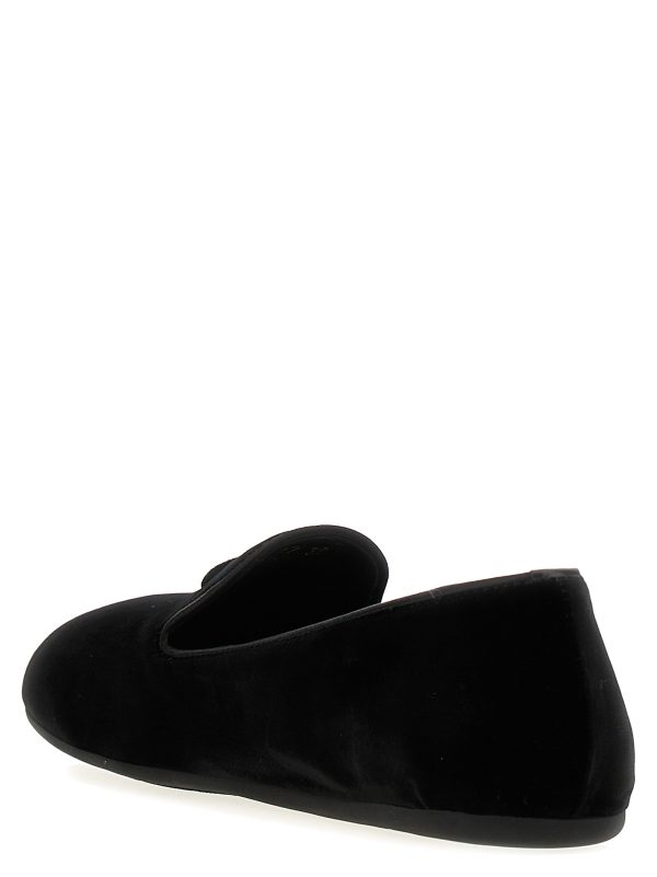 Velvet moccasins + satin pouch - immagine 4