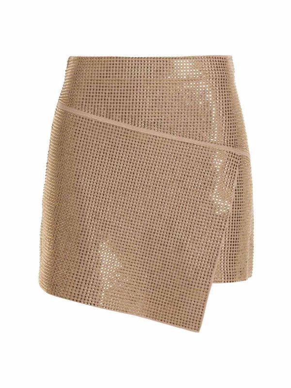 Sequin knit skirt