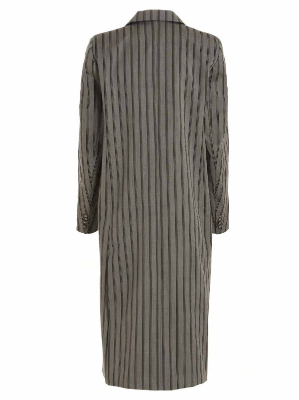 Striped long coat - immagine 3