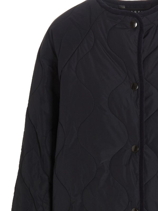 Quilted long jacket - immagine 3