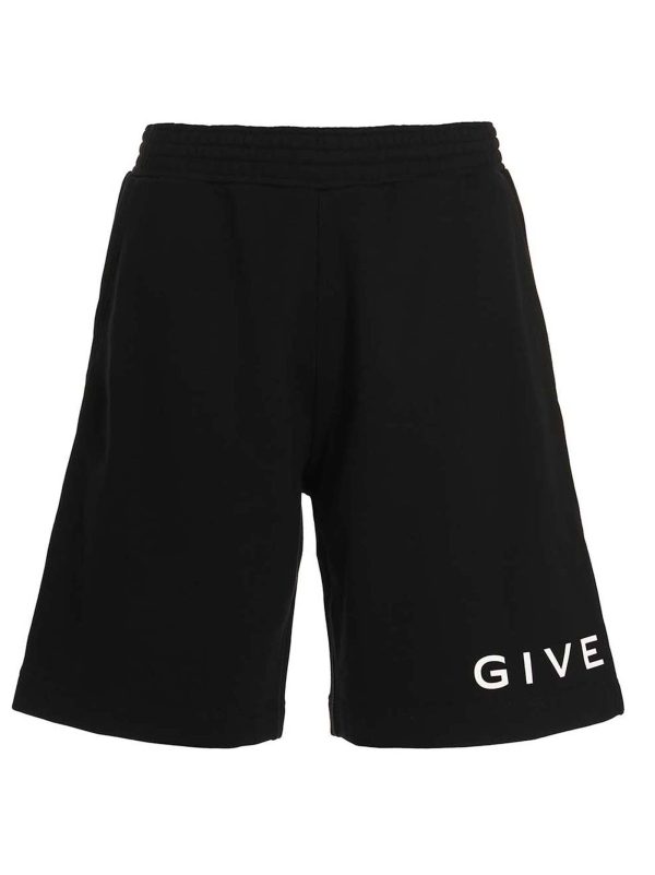 Logo print bermuda shorts