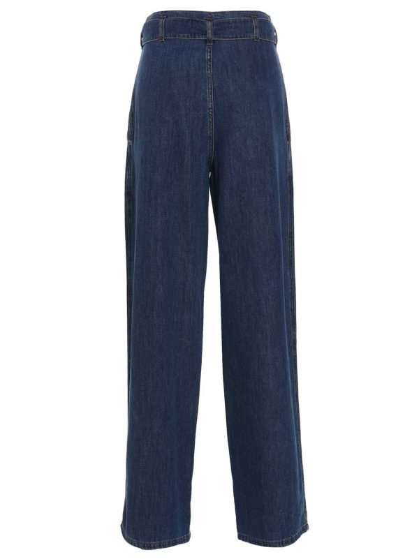 Jeans with front pleats - immagine 2