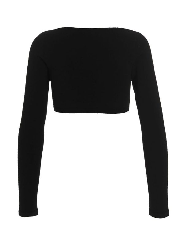 Ribbed cropped sweater - immagine 2