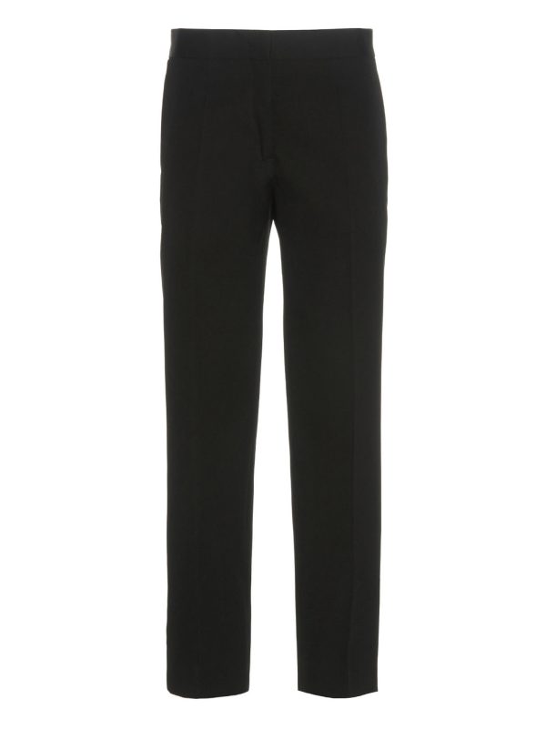 Twill cropped pants