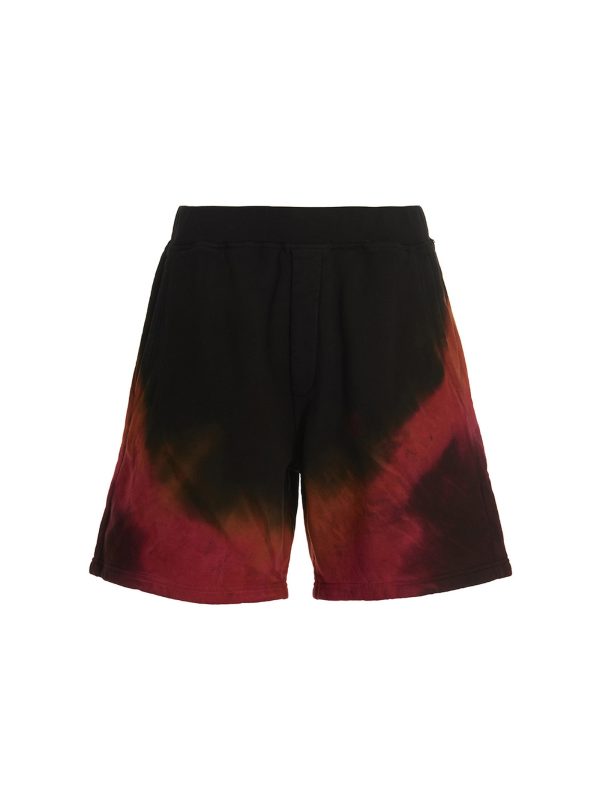 Tie-dye bermuda shorts