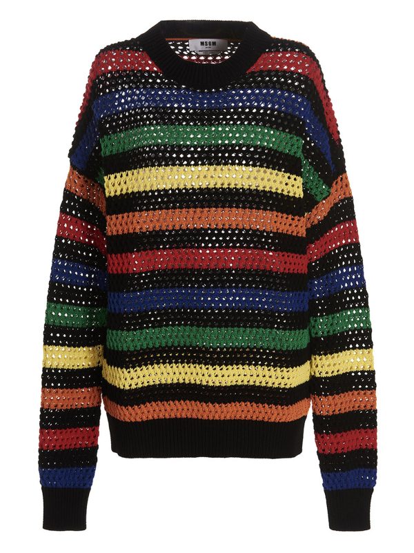 Multicolor striped sweater