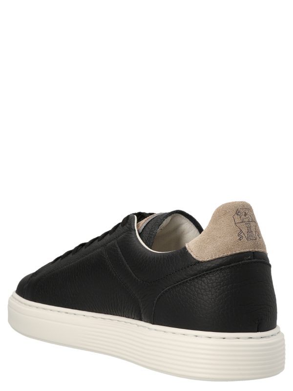 Logo leather sneakers - immagine 2