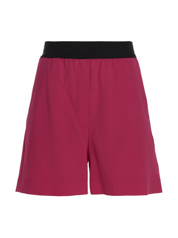 Wool bermuda shorts