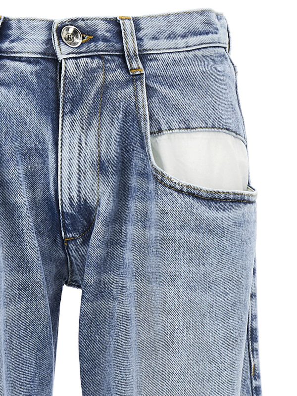 jeans tagli laterali - immagine 3