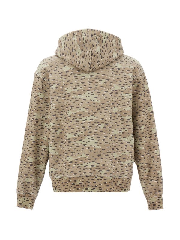 Felpa con cappuccio 'Camo leopard' - immagine 2