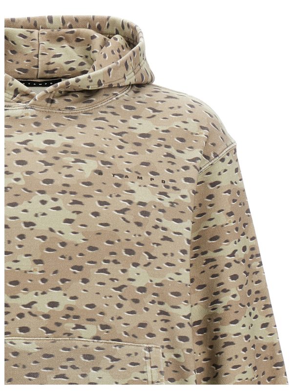 Felpa con cappuccio 'Camo leopard' - immagine 3