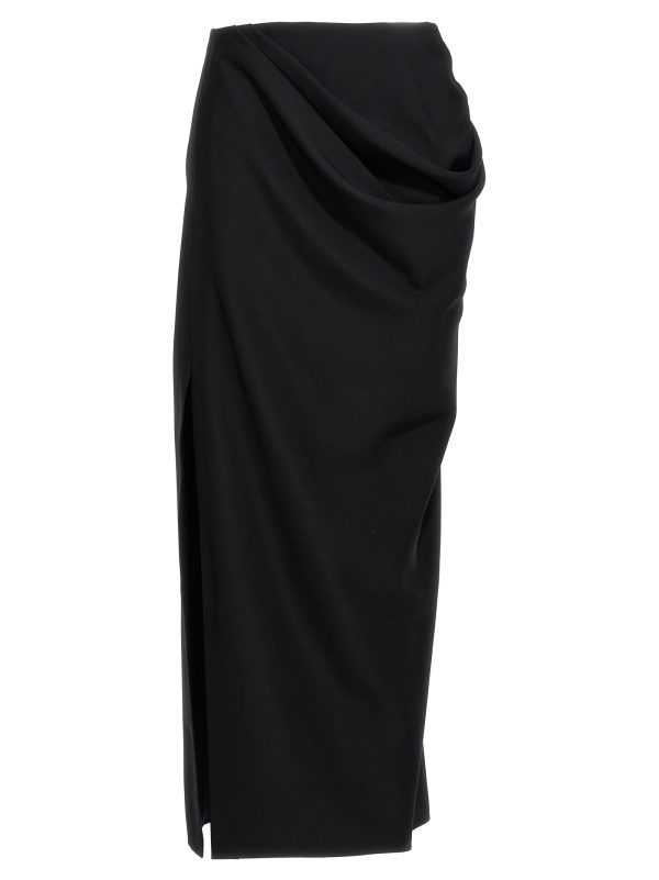 'Slashed Drape' skirt