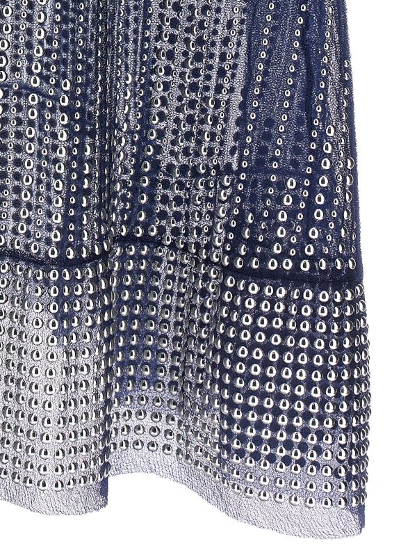 Studded mesh dress - immagine 4