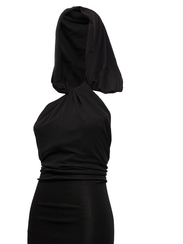 Long hooded dress - immagine 4