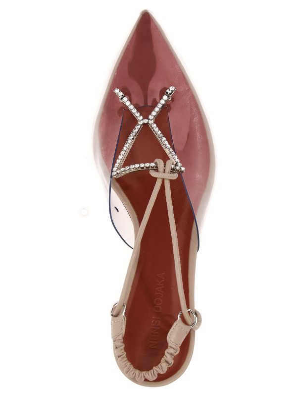 Crystal PVC sling backs - immagine 3