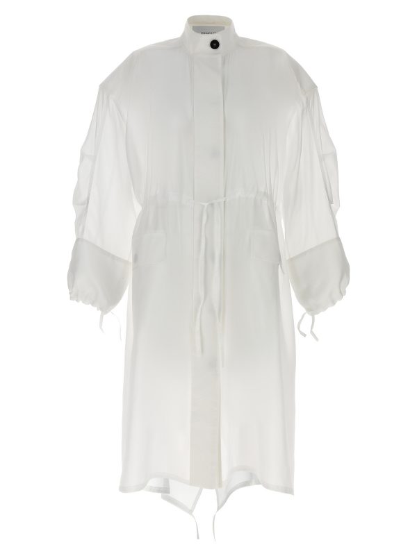 Organza unlined trench coat - immagine 2