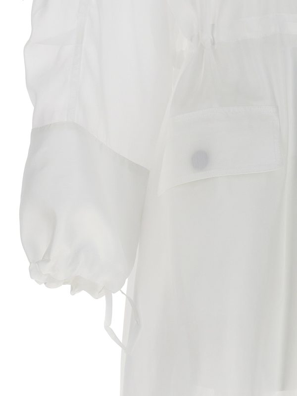 Organza unlined trench coat - immagine 5