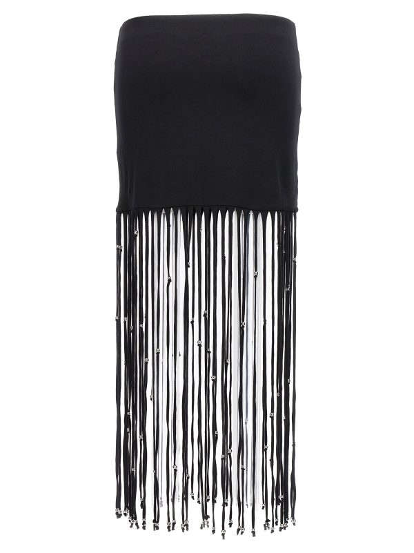 Sunday capsule beads fringed skirt - immagine 2