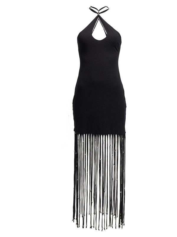 Sunday capsule bead fringed dress