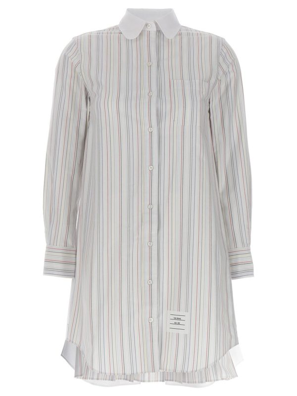 Striped shirt dress