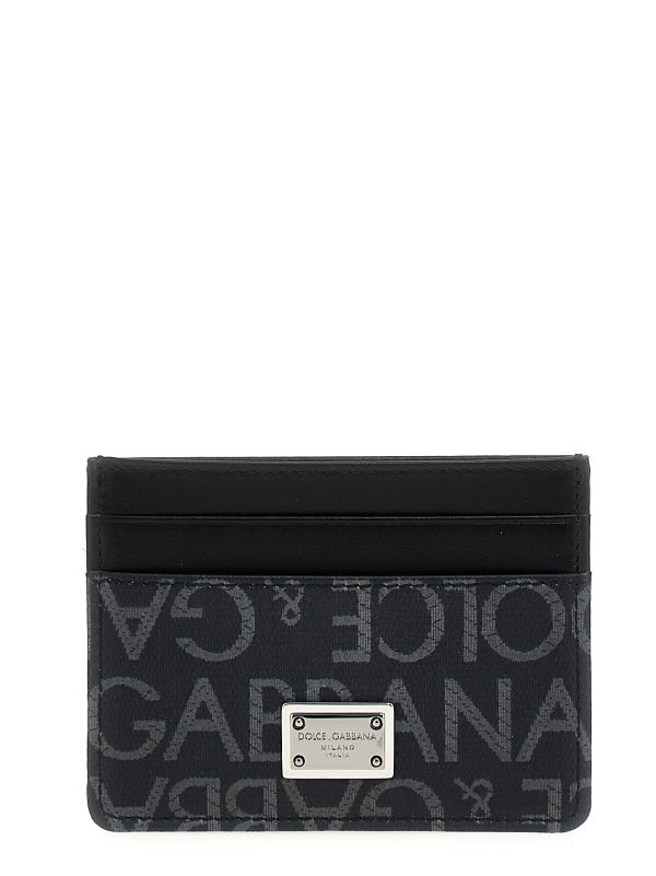 Jacquard logo cardholder