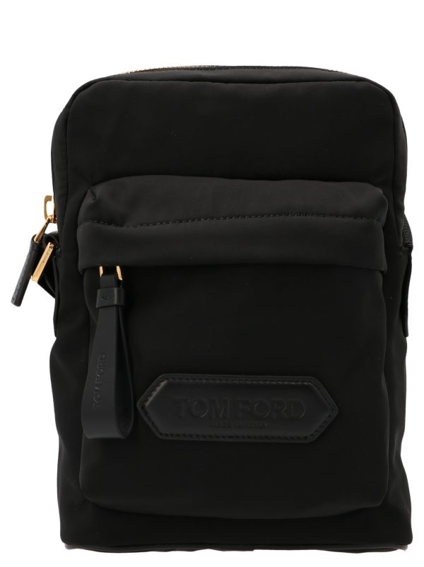 Logo nylon crossbody bag - immagine 5