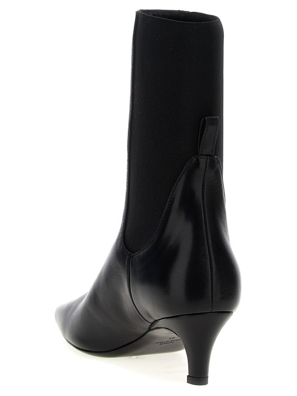 Leather ankle boots - immagine 3