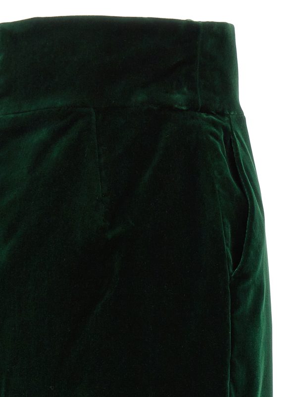 Velvet midi skirt - immagine 4