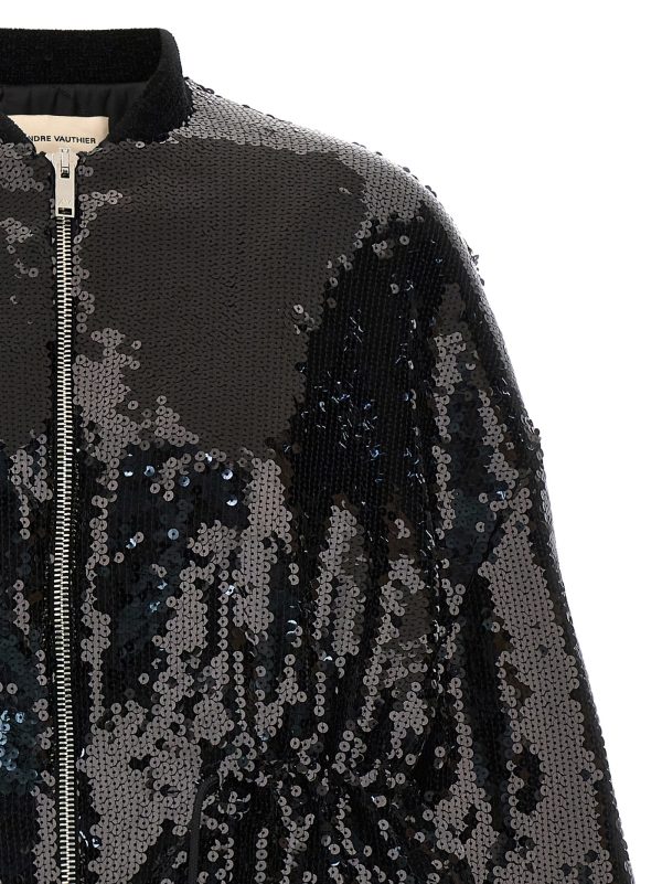 Sequin bomber jacket - immagine 4