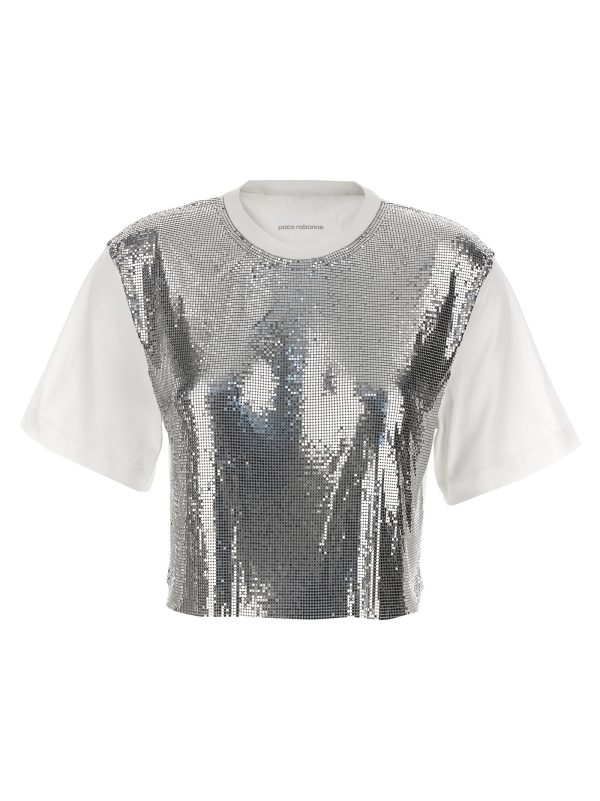 Metal mesh T-shirt