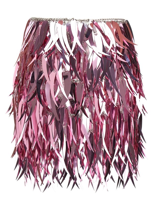 Metallic feather skirt - immagine 2