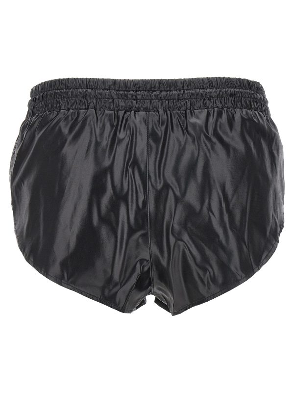 Shiny effect fabric swimsuit shorts - immagine 2