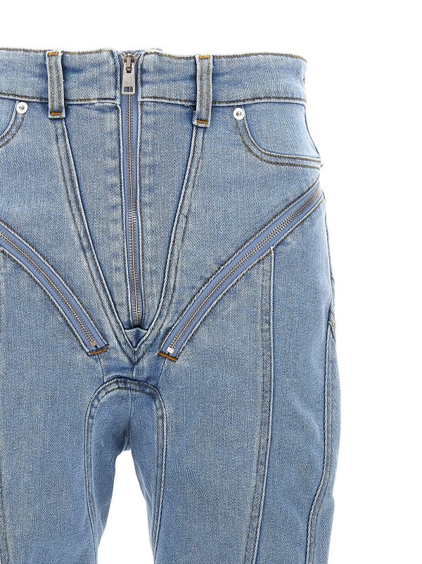 'Zipped spiral' jeans - immagine 3