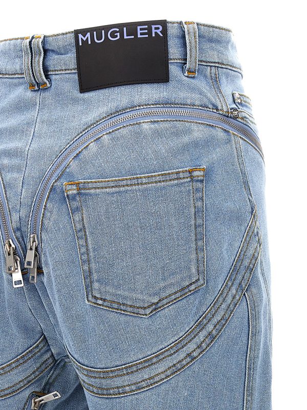 'Zipped spiral' jeans - immagine 4