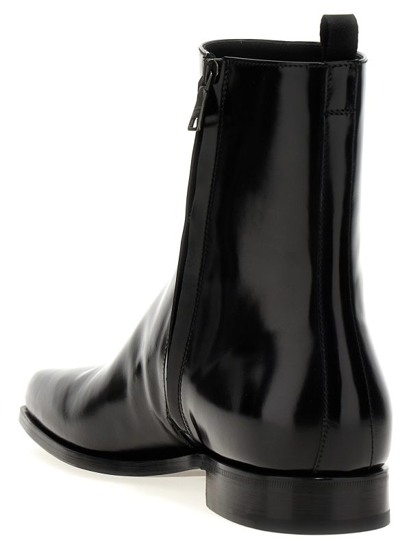 Brushed leather chelsea boots - immagine 3